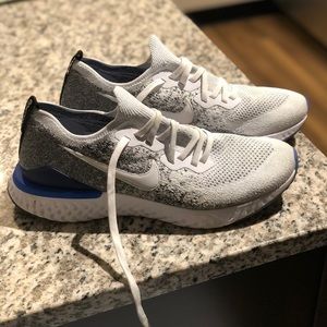 Nike Epic React Flyknit White/Black/Racer Blue